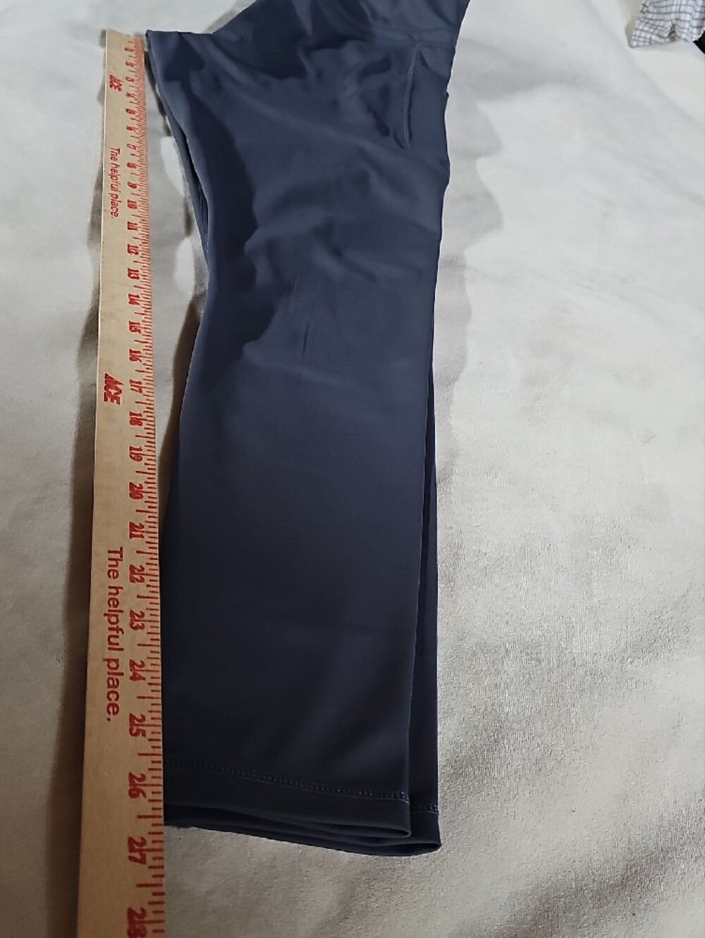 CompressionZ, High-Rise Side-Pocket Leggings in Slate Blue - Picture 7 of 12